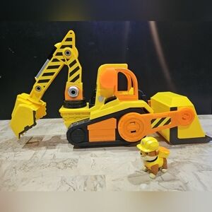 Construction Excavator Toy Set - Yellow‎ and Orange